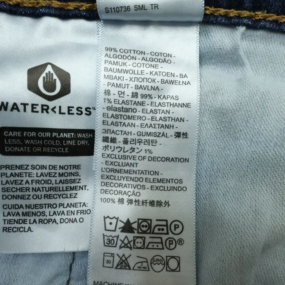 Levi's Jeans Mens 38x29 Blue 505 Straight Regular Fit Denim Dark Wash